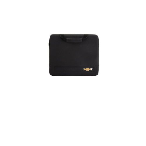 Genuine chevrolet cargo organizer in jet black with bowtie logo