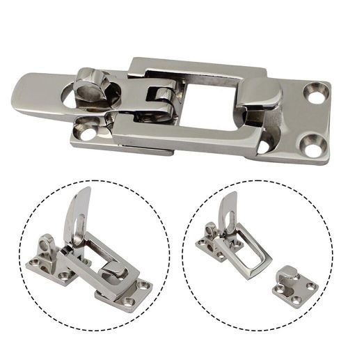 Marine 316 stainless steel anti-rattle boat door lock latch anti-rattle clamp