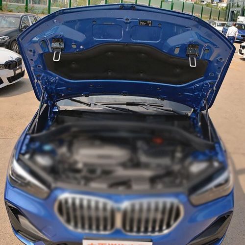 For bmw x1 f48 2019-2023 car heat sound insulation cotton front hood engine pad