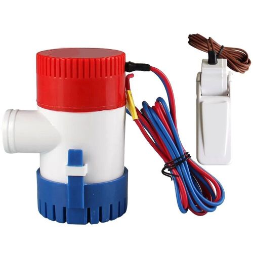 Marine bilge pump submersible water pump 12v electric yacht boat kit 1100gph