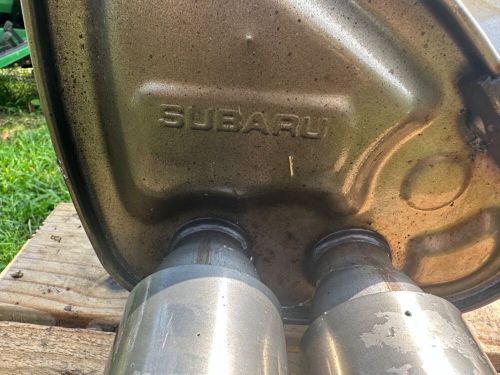 2018 subaru wrx pair set stock mufflers oem