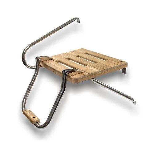 Whitecap 60902 ustries teak swim platform - outboard