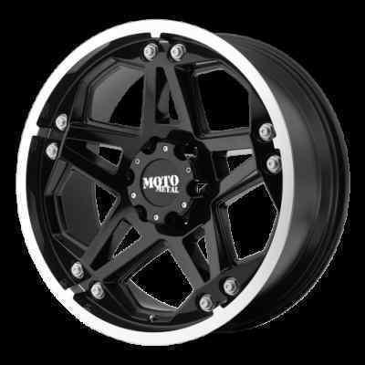 18" moto 960 black  w/265-70-18 nitto terra grappler at