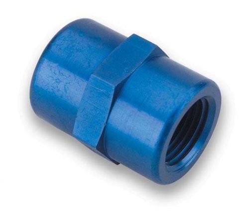 Earl&#039;s 991002erl 1/4&#034; npt to 1/4&#034; npt female coupling