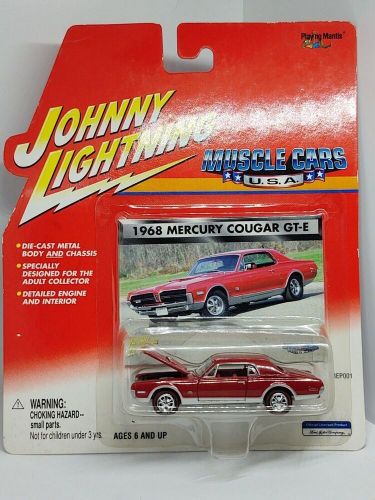 1968 mercury cougar gt-e 427/428 in orig pkg w/trading card--brand new 68