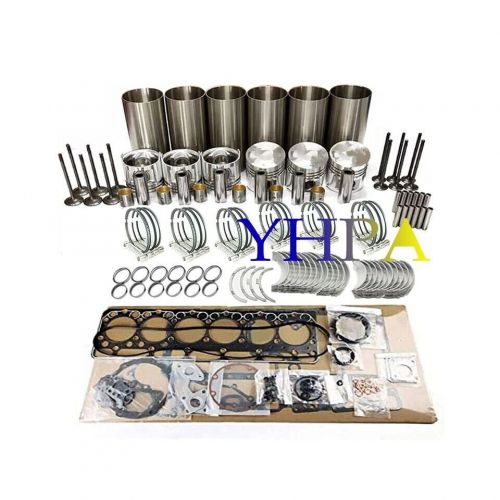 6he1 6he1t 6he1-tc engine overhaul rebuild kit for isuzu w valves