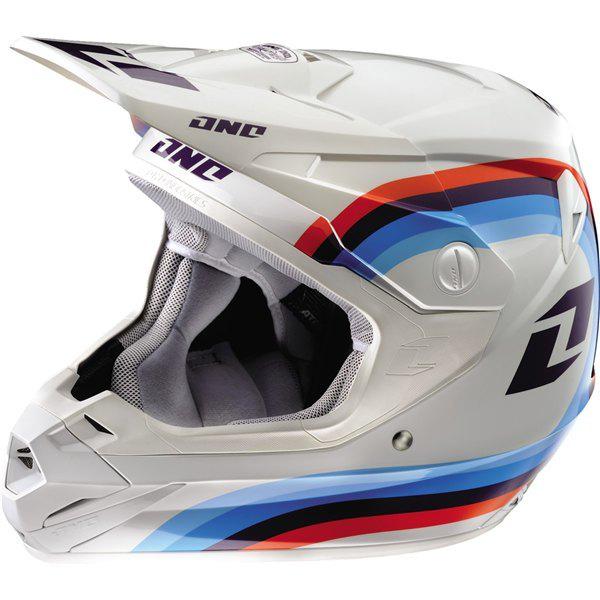 White xl one industries atom beemer helmet 2013 model