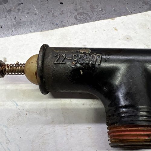 Mercruiser water check valve connection 22-95907