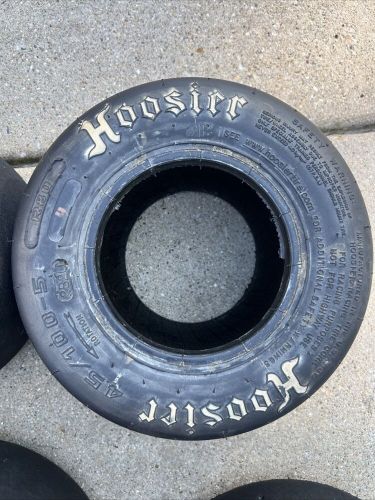 Good used set of hoosier r80 racing go kart tires 7.10/11x5 and 4.50-10x5