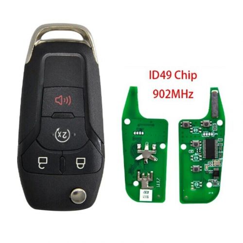 Car flip remote key 4 button  key 902mhz n5f-a08tda 49 chip for   f2504221