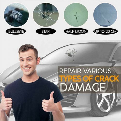 5 pack car windshield repair fluid resin adhesive material car glass repair tool