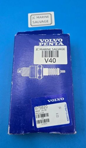 New oem volvo penta 875820 -spark plug kit qt:4- v40