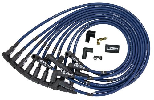 Moroso ultra 40 plug wire set bbc hei - blue