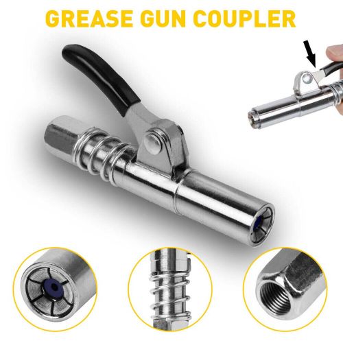 Grease coupler heavy-duty quick release gun grease npti/8 coupler 10000psi new