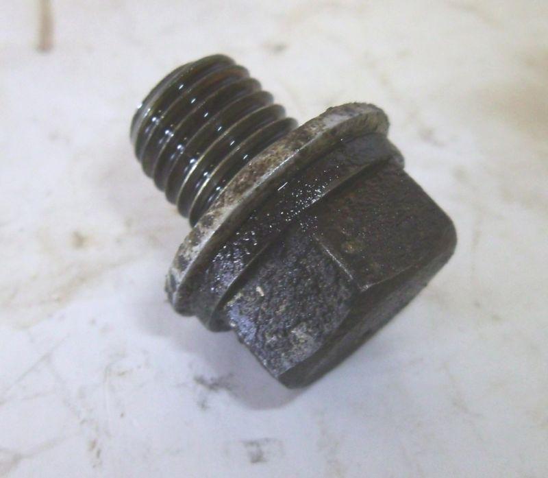 Oil tank drain plug.  cb750 honda sohc.