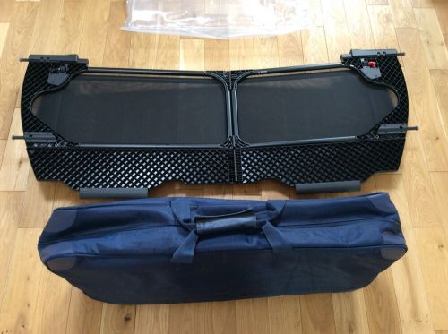 Maserati grancabrio wind deflector + storage bag genuine original maserati new