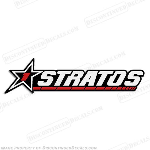 Fits stratos 1 boats logo decal - older style 36&#034; long