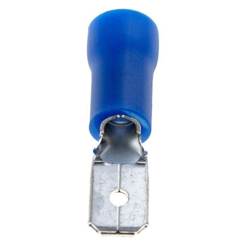 Dorman 85549 - 0.187&#034; 16/14 gauge blue male quick disconnect connectors