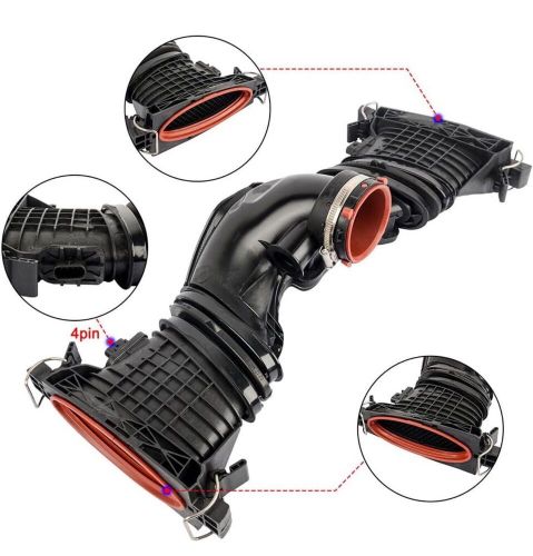 Air intake duct w/ air mass sensor for mercedes-benz gl350 ml350 3.0l 6420901742