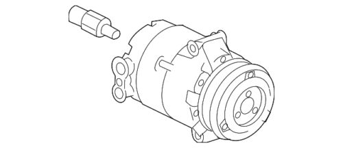 Genuine gm air conditioning compressor 89019339