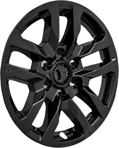 2019-2022 chevrolet silverado 1500 # imp432blk 18&#034; gloss black wheel skins set/4