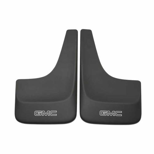 04-12 canyon front or rear contoured splash mud guards black w/gmc logo 19213390