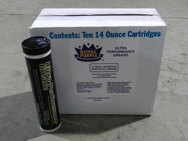 Royal purple ultra performance synthetic grease cartridge 10/14.5oz tubes 01312