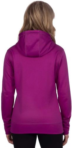 Fxr podium tech womens pullover hoody light wine/melon