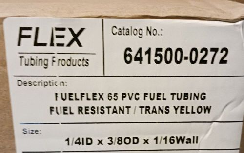 Pvc fuel line 1/4&#034; id 3/8&#034;od 1/16 wall