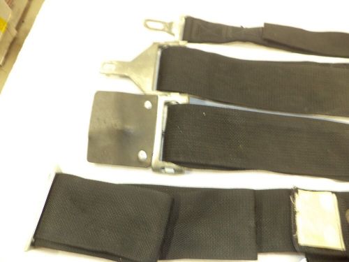 Rjs racing seat belts black