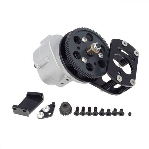 Single speed metal transmission with motor gear mount for 1/10 rc track 5902-