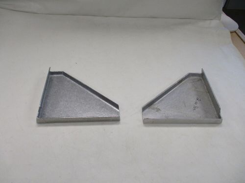 Triton corner cap braket starboard &amp; port silver msp1016-mss1017 boat