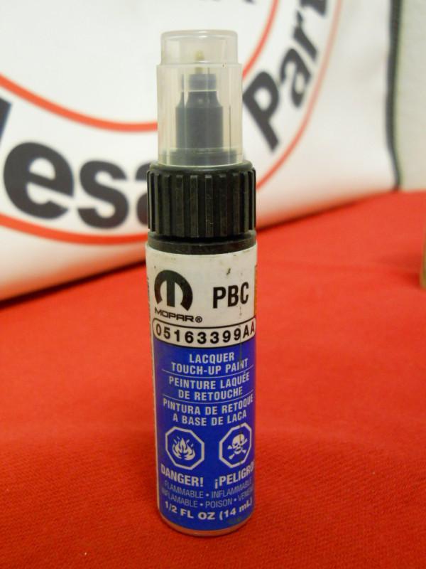 Dodge jeep chrysler ram fiat viper bright blue touch-up paint (pbc/gbc) mopar