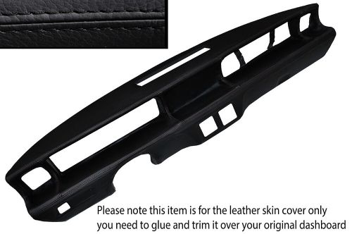 Black stitch dashboard leather skin cover fits fiat x1/9 x19 1974-1978-