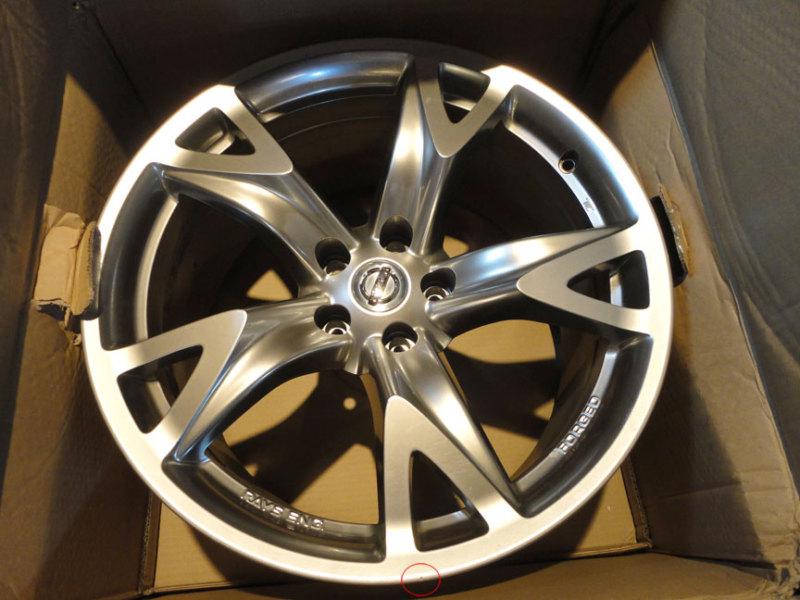 Nissan 307z rays oem wheels