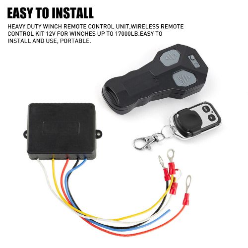 Wireless winch remote control kit switch handset for car atv suv utv truck dc12v