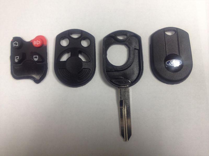 Brand new lot of 100 ford remote shells lot keyless entry 4 button qucd6000022