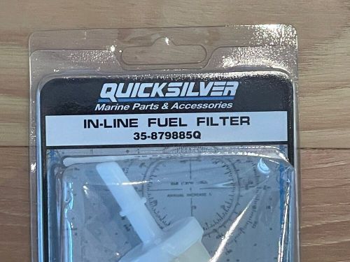 Genuine oem mercury quicksilver in-line fuel filter 35-879885q