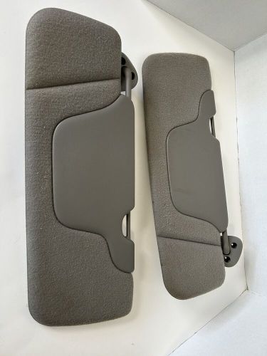 Chevy silverado 1500 gmc yukon sierra tahoe 99-06 sun visor pair left right