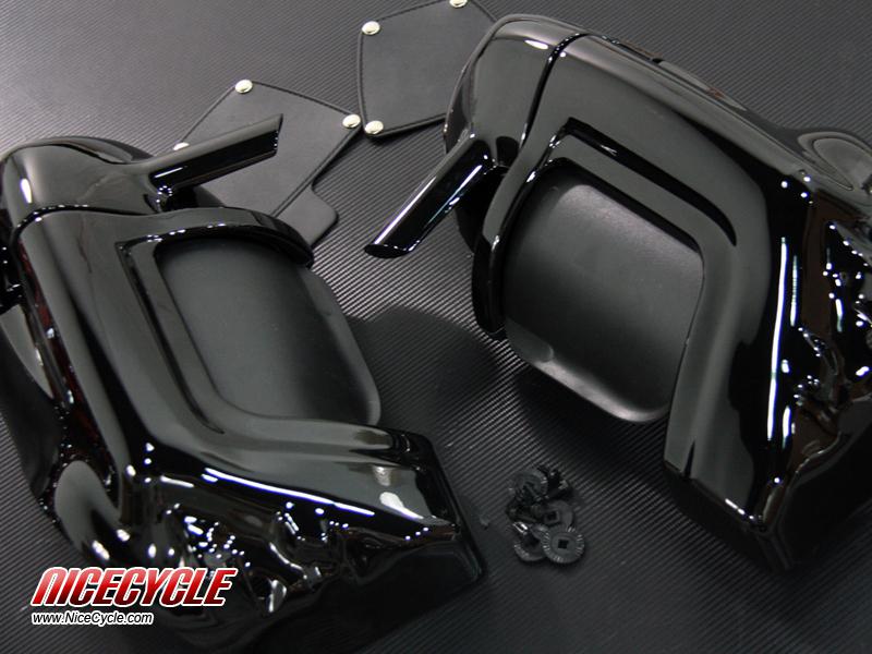 Harley davidson street glide trike flhxxx lower fairings fairing - gloss black