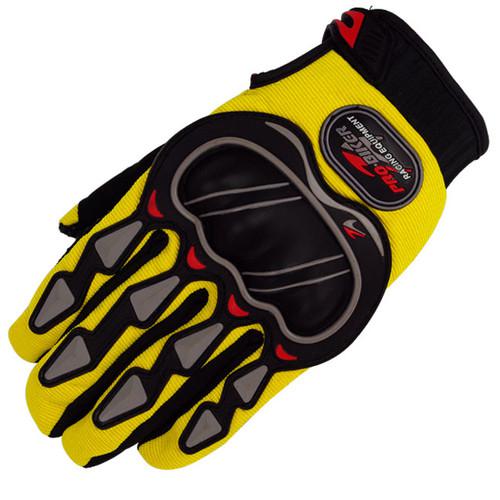 S m l xl xxl yellow motocross dirt racing bike atv dune buggy b-mx sports glove