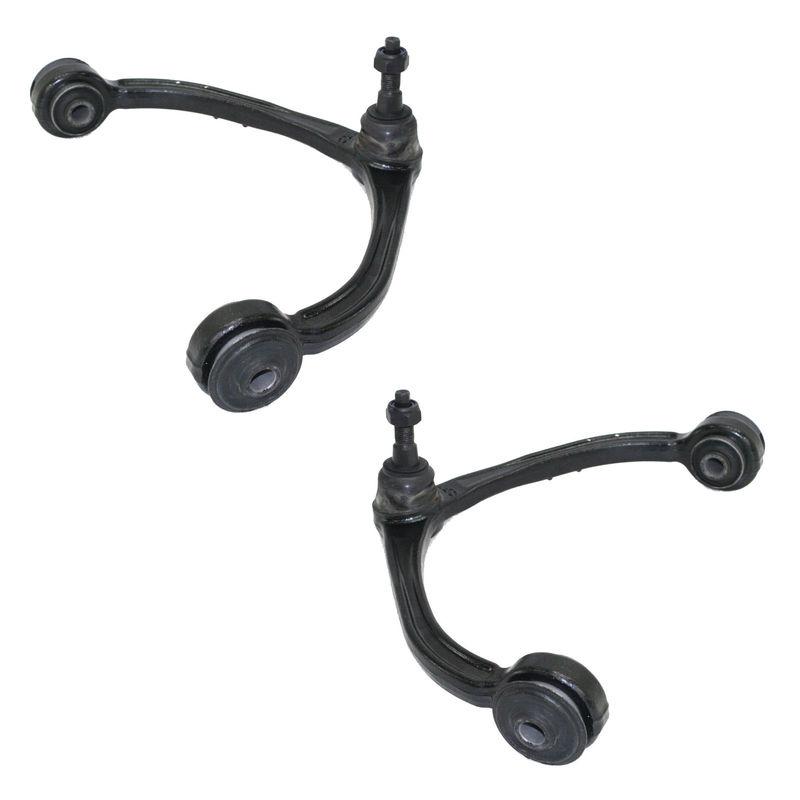 Control arm, front, pair set of 2, right+left, upper, with ball joint & bushings