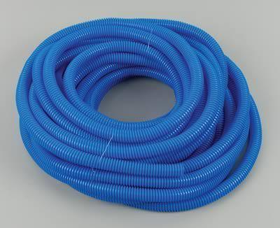 Taylor convoluted tubing 1/4" dia. 25 ft blue 38261