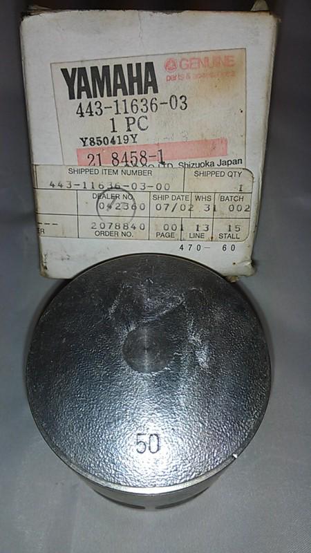  yamaha motorcycle new nos 2nd 0.50mm os piston for the dt175 / 1974-76 / ty175 