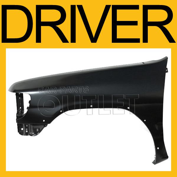 1996-1999 nissan pathfinder xe driver side fender assembly new l/h 96-99