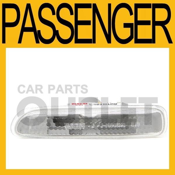 99-01 bmw e46 323ci 328ci 2dr coupe side marker light lamp right clear new r/h