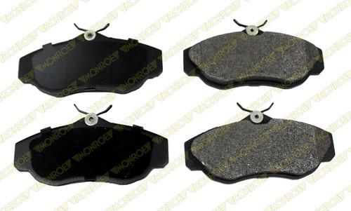 Monroe fx676 brake pad or shoe, front-monroe prosolution semi-metallic brake pad