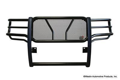 Westin automotive grille guard hdx 1-piece steel black powdercoated chevy each