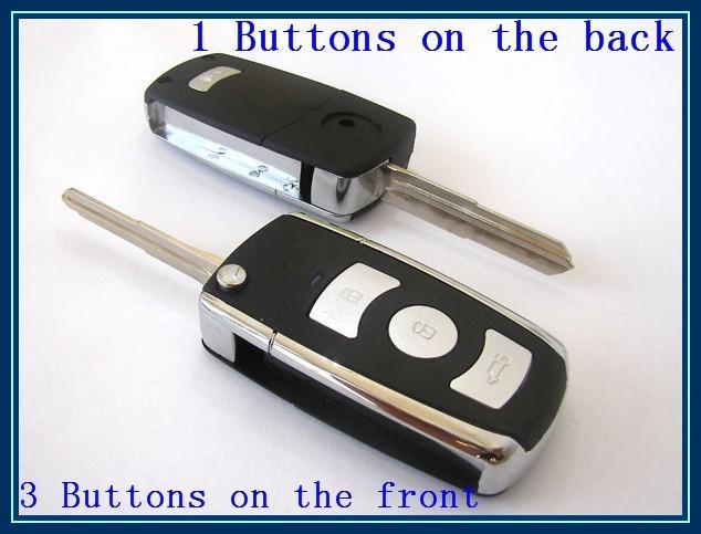 Folding remote key case for hyundai elantra santa fe 