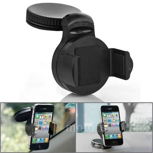 360°car windshield mount cradle stand holder for apple iphone 5 gen gps mp4